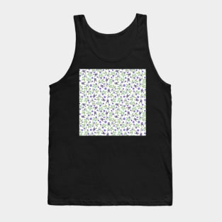 Watercolor bilberry pattern Tank Top